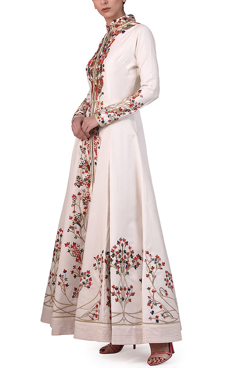Mandarin Jacket Gown - samantchauhan