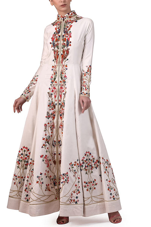 Mandarin Jacket Gown - samantchauhan