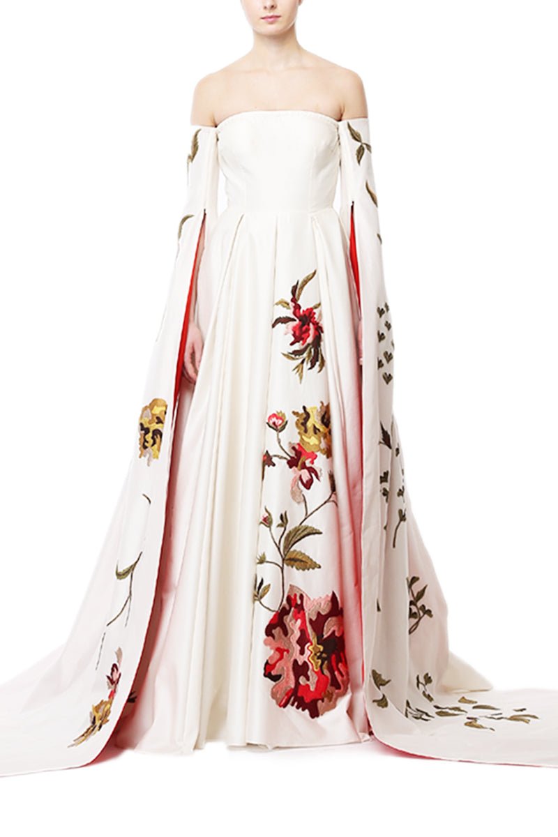Off - Shoulder Bustier Gown - samantchauhan