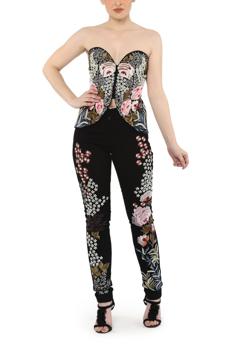 Off shoulder corset with pant - samantchauhan