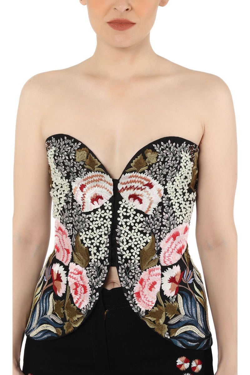 Off shoulder corset with pant - samantchauhan