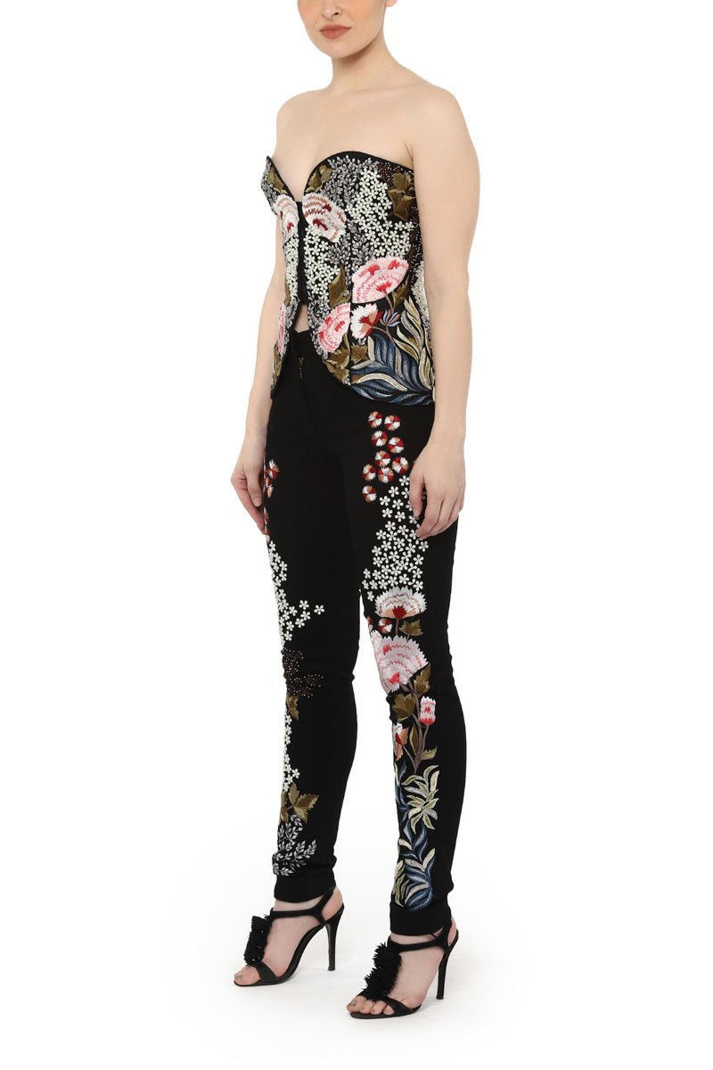 Off shoulder corset with pant - samantchauhan