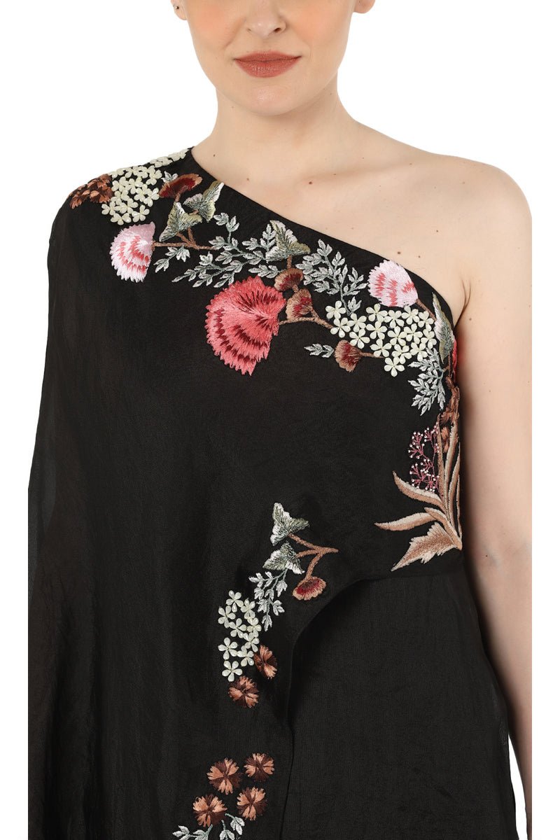 One elongated sleeve gown - samantchauhan