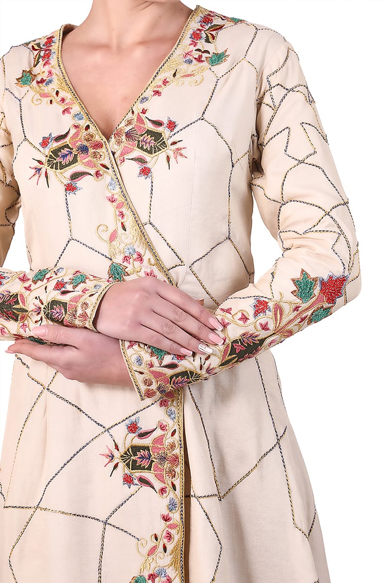 Overlap Asymmetric Gown - samantchauhan