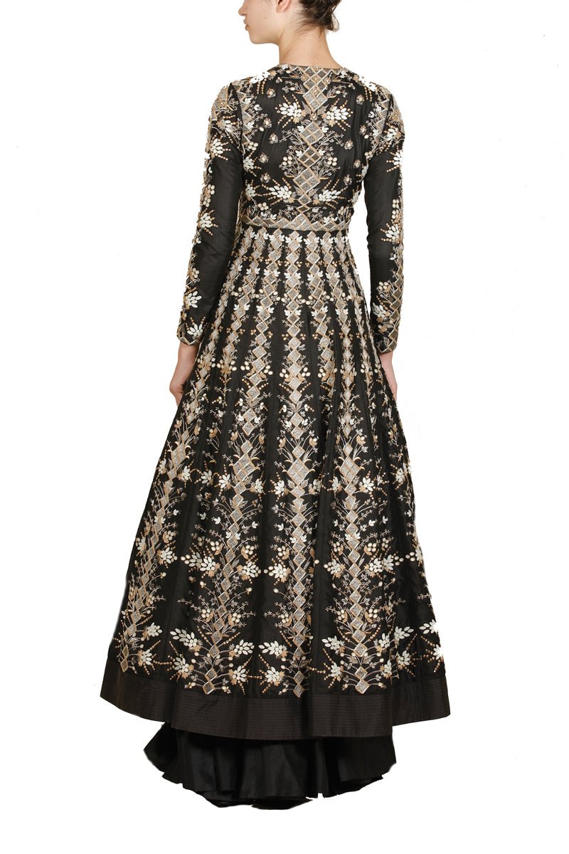 Paneled Gown - samantchauhan