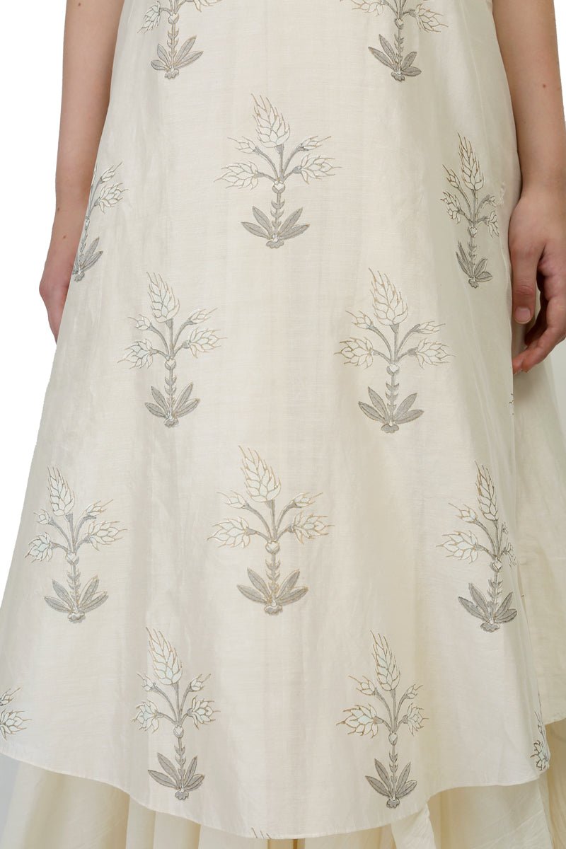 Panled Block Printed Kurta - samantchauhan
