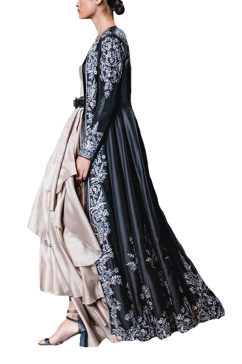 Patch - worked Gown & Jacket - samantchauhan