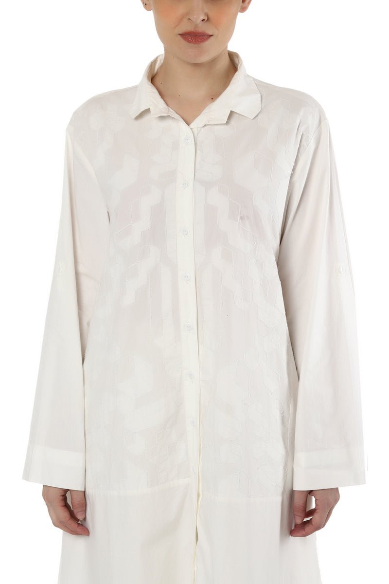 Patchwork Collared Kurta - samantchauhan