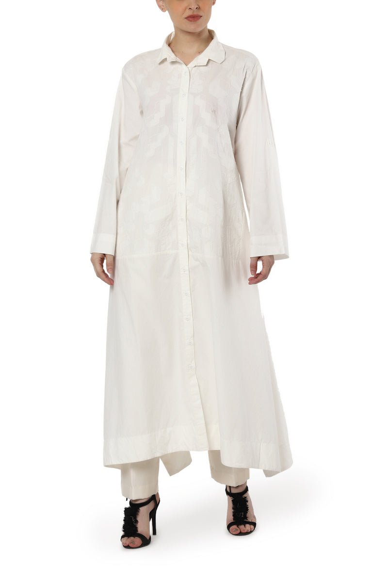 Patchwork Collared Kurta - samantchauhan