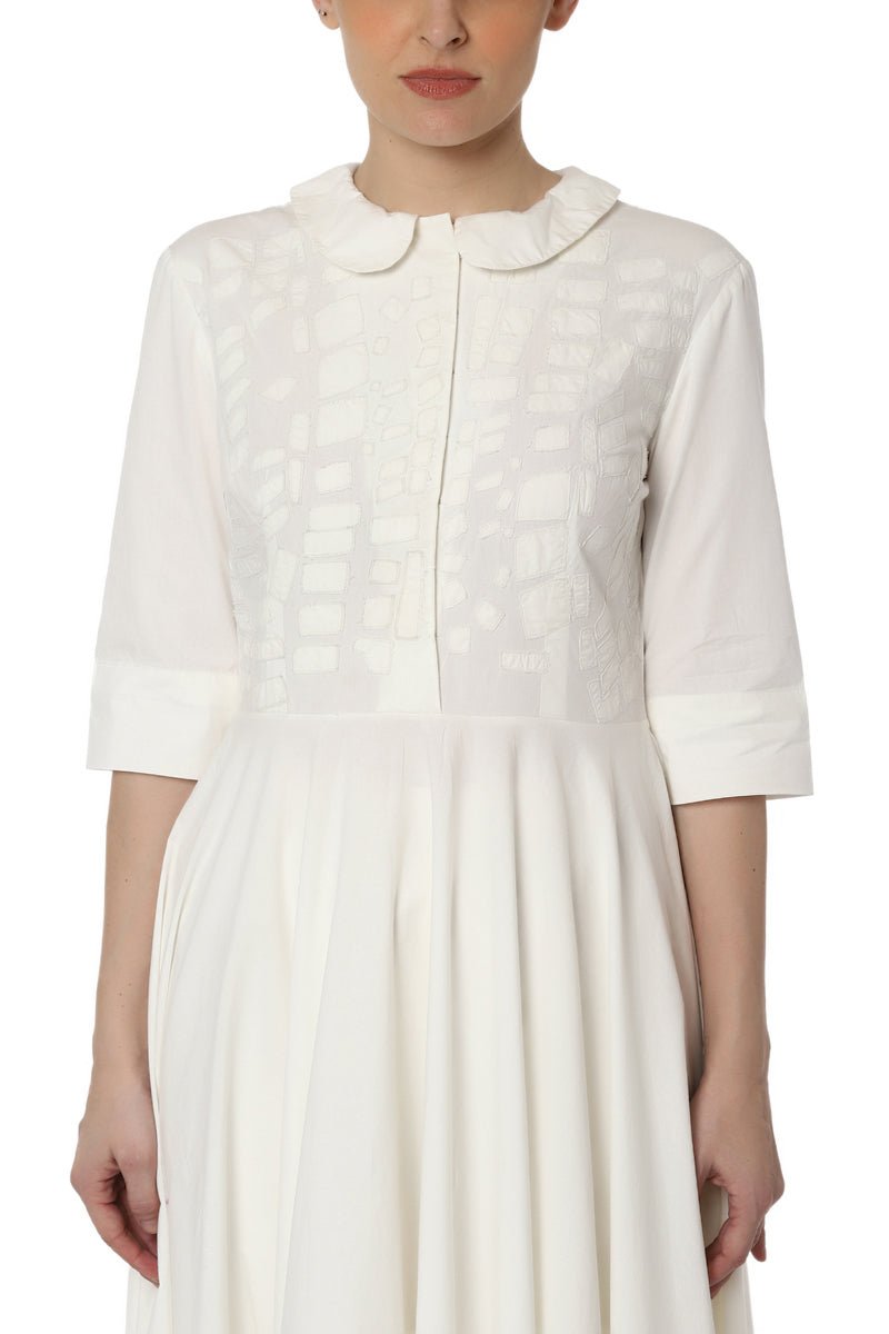 Patchwork Full Length Dress - samantchauhan