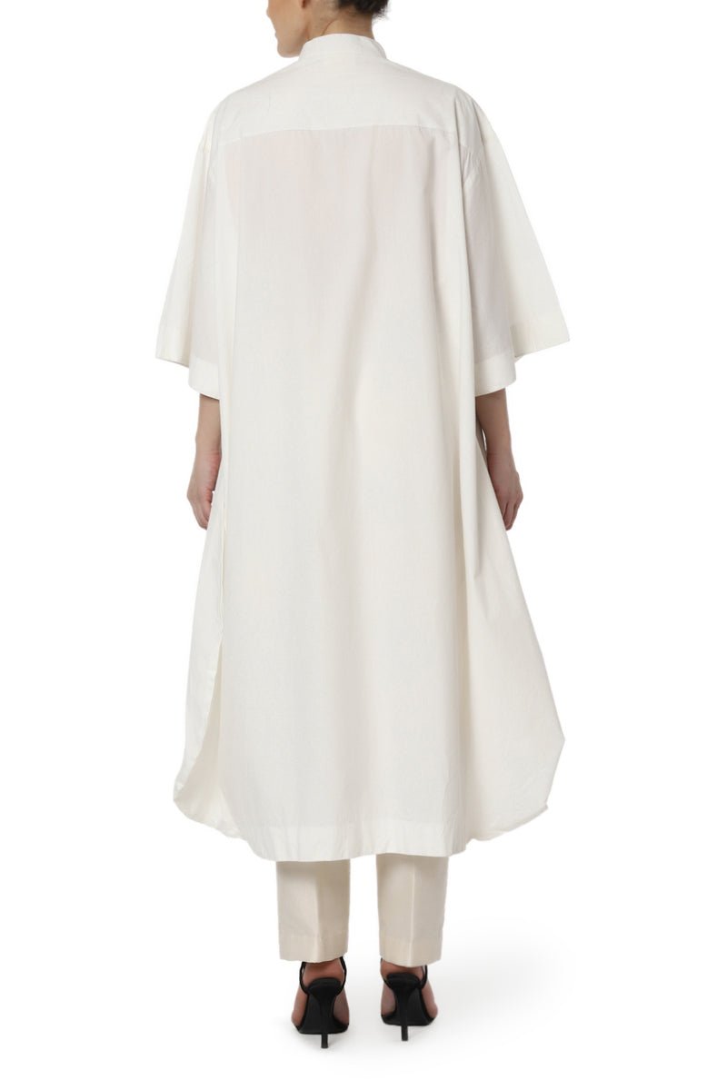 Patchwork Kurta with Mandarin Collars - samantchauhan