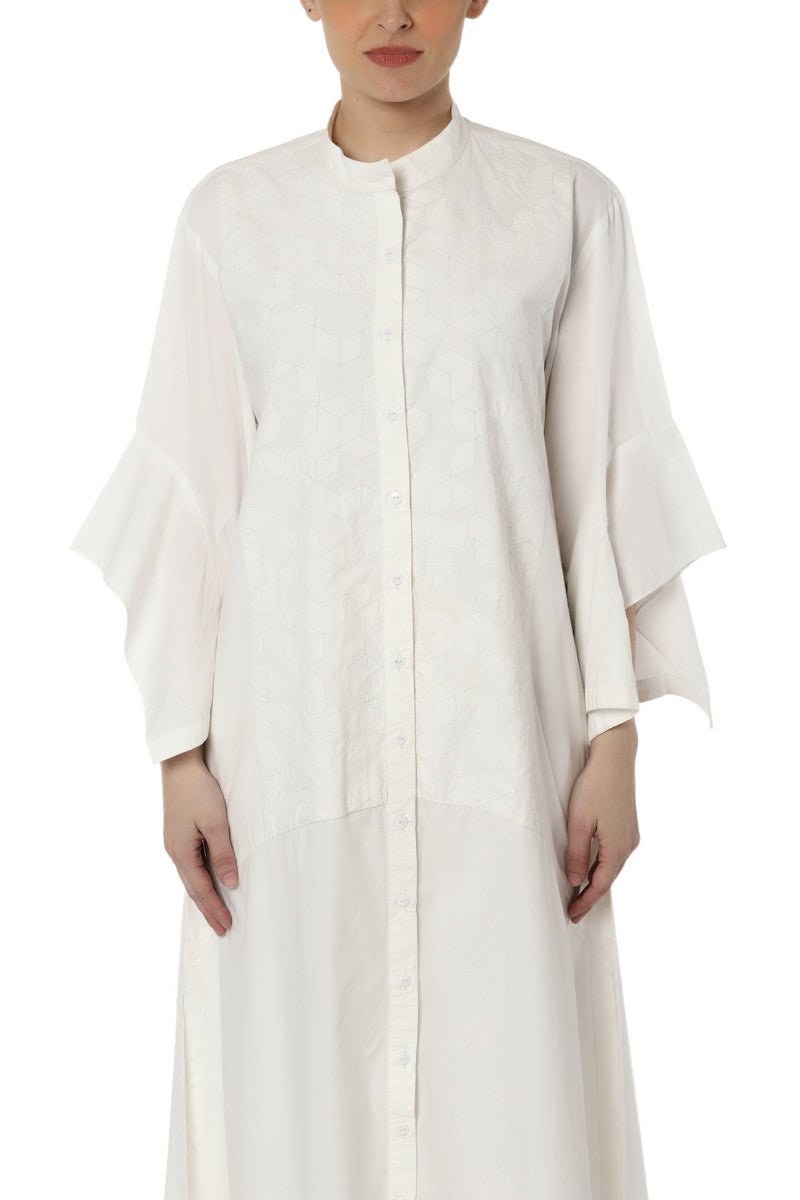Patchwork Kurta with Sleeve Detail - samantchauhan
