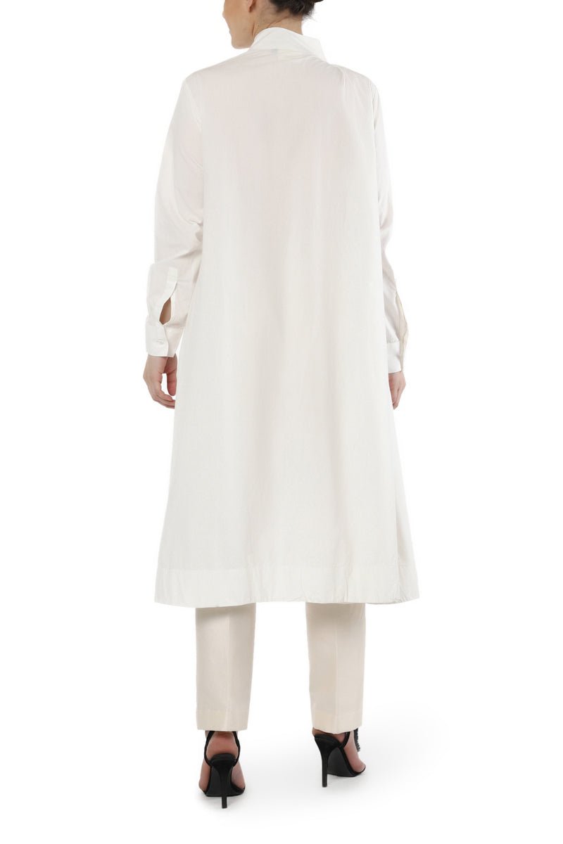 Patchwork Overlap Shirt - samantchauhan