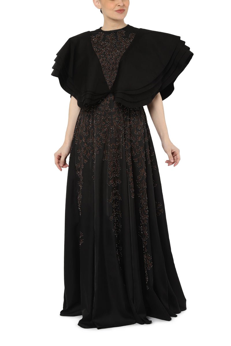 Pleat sleeves gown - samantchauhan