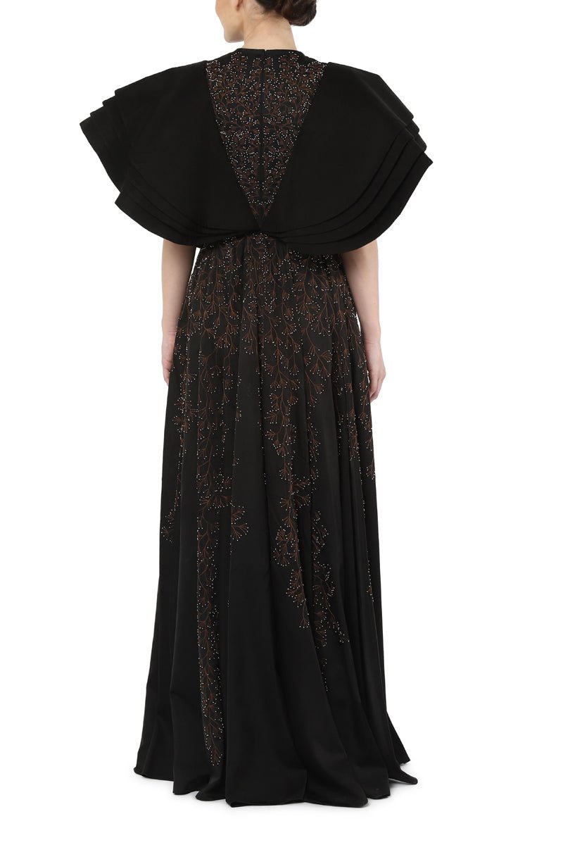 Pleat sleeves gown - samantchauhan