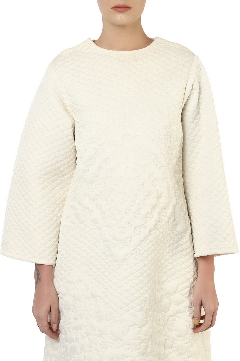 Quilted Tunic & Embroidered Skirt - samantchauhan