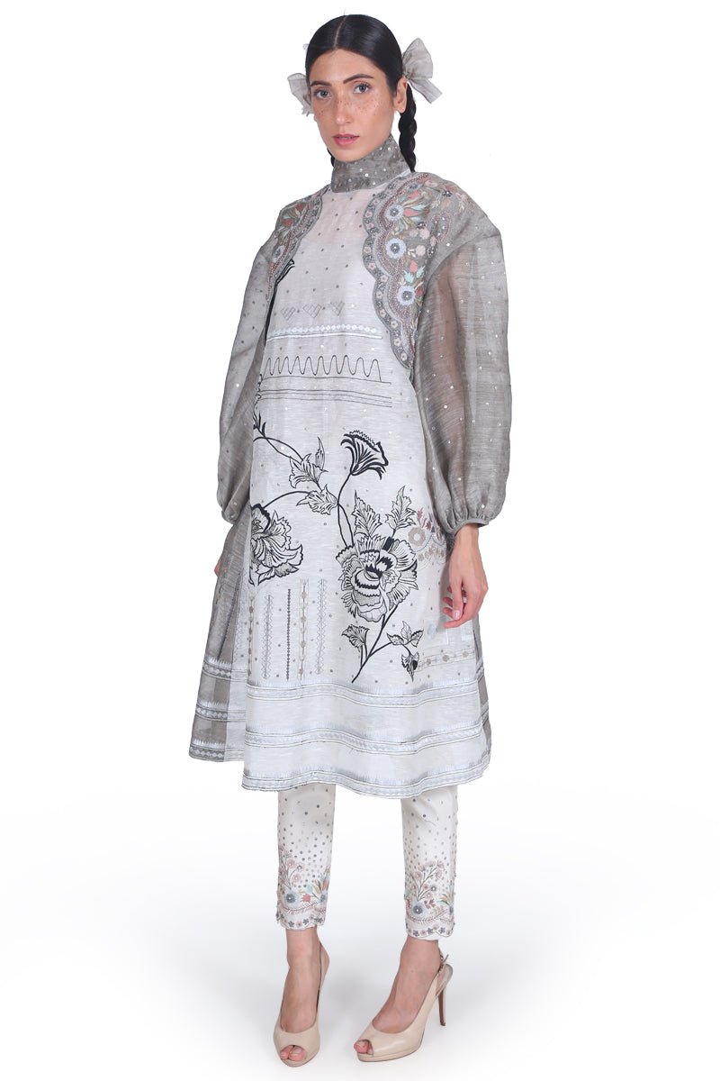 Short dress with pants - samantchauhan