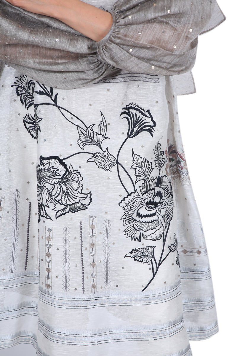 Short dress with pants - samantchauhan