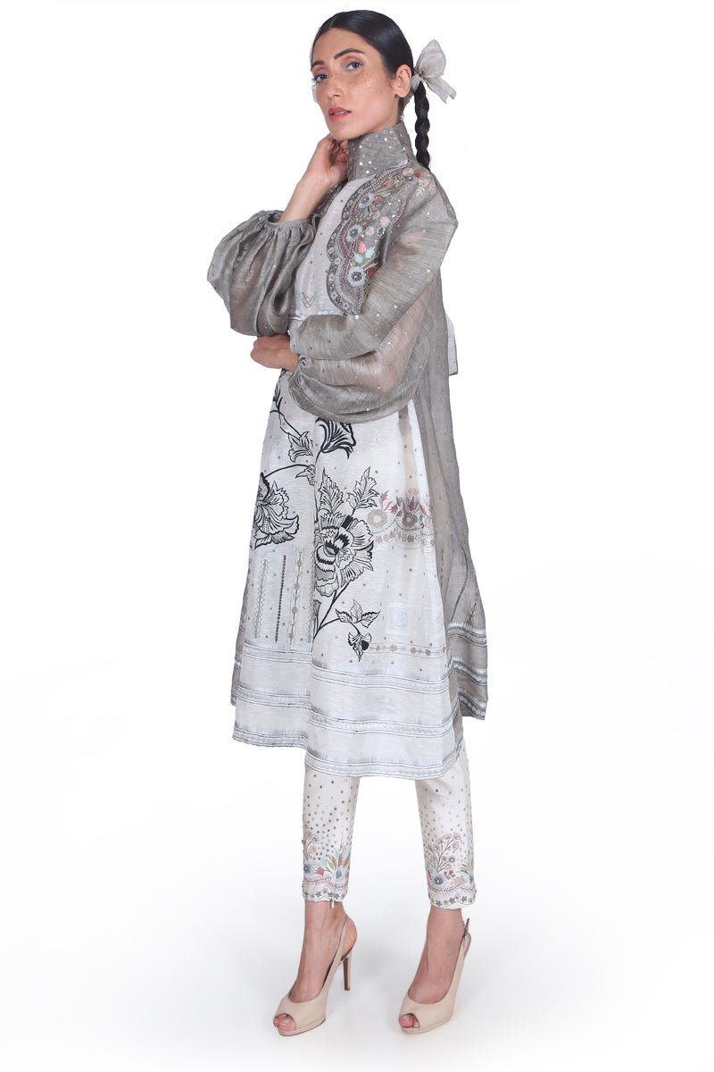 Short dress with pants - samantchauhan