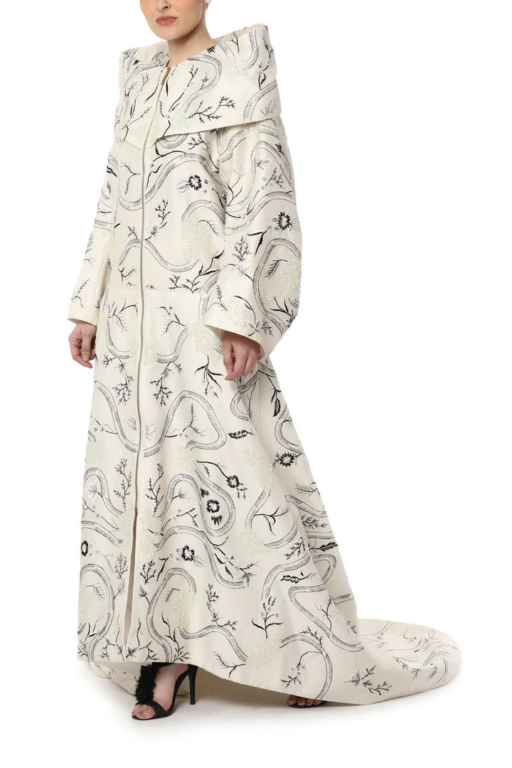 Shoulder peplum gown - samantchauhan