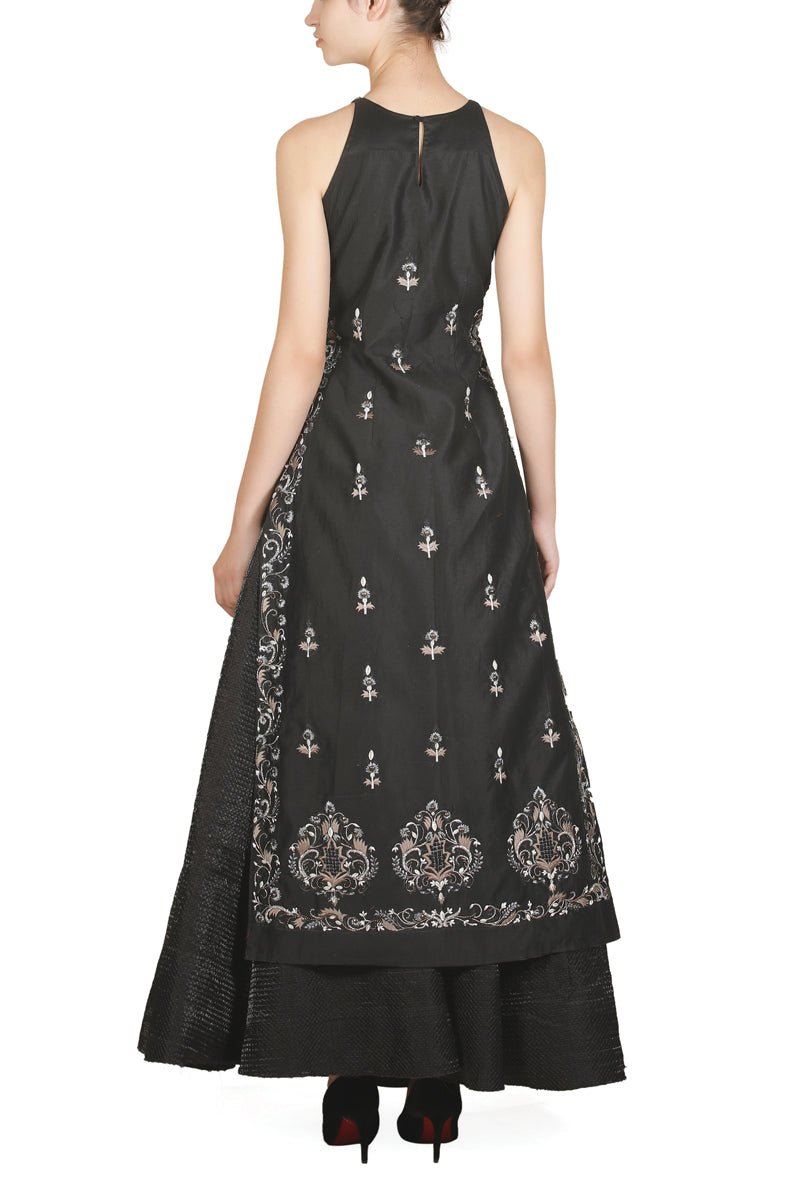 Sleeveless kurta & Skirt - samantchauhan
