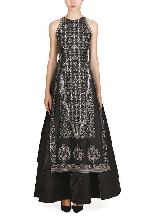 Sleeveless kurta & Skirt - samantchauhan