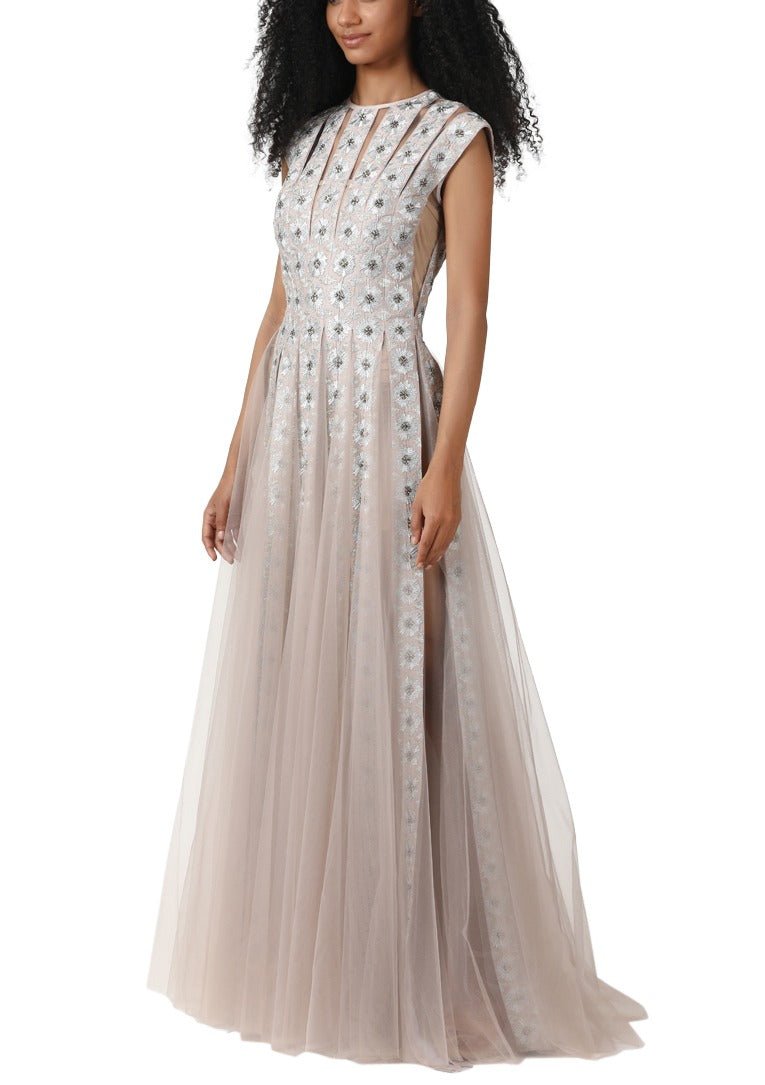 Stripe gown - samantchauhan