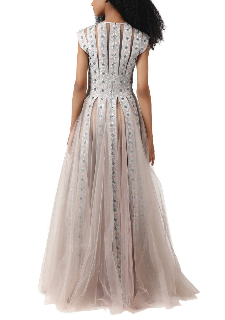 Stripe gown - samantchauhan