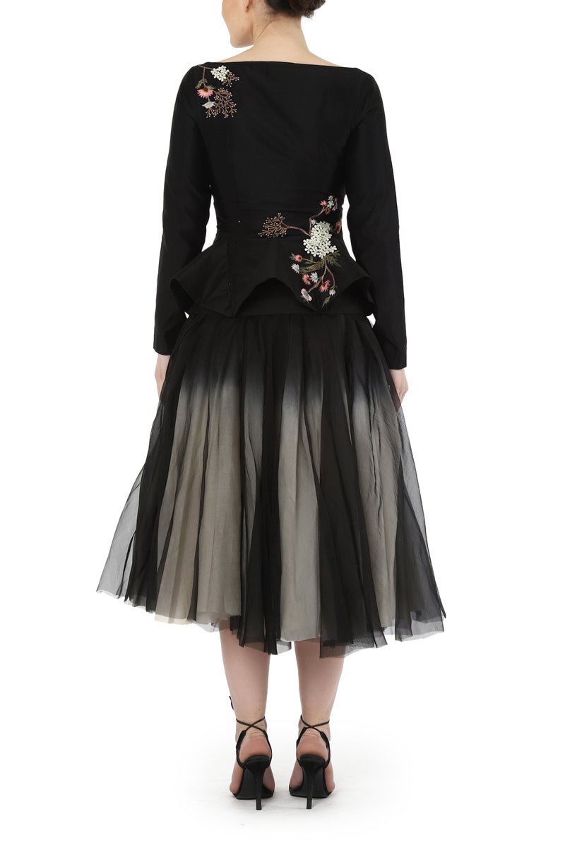 Sweet heart neck corset with skirt - samantchauhan