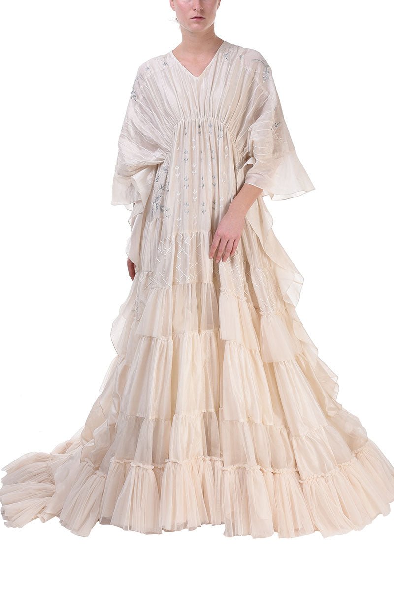 Tier Embroidered Kaftan - samantchauhan