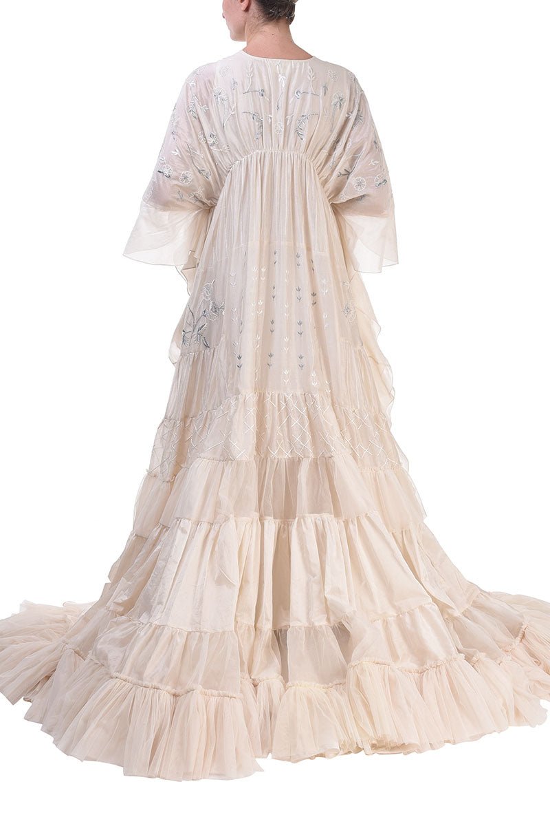 Tier Embroidered Kaftan - samantchauhan