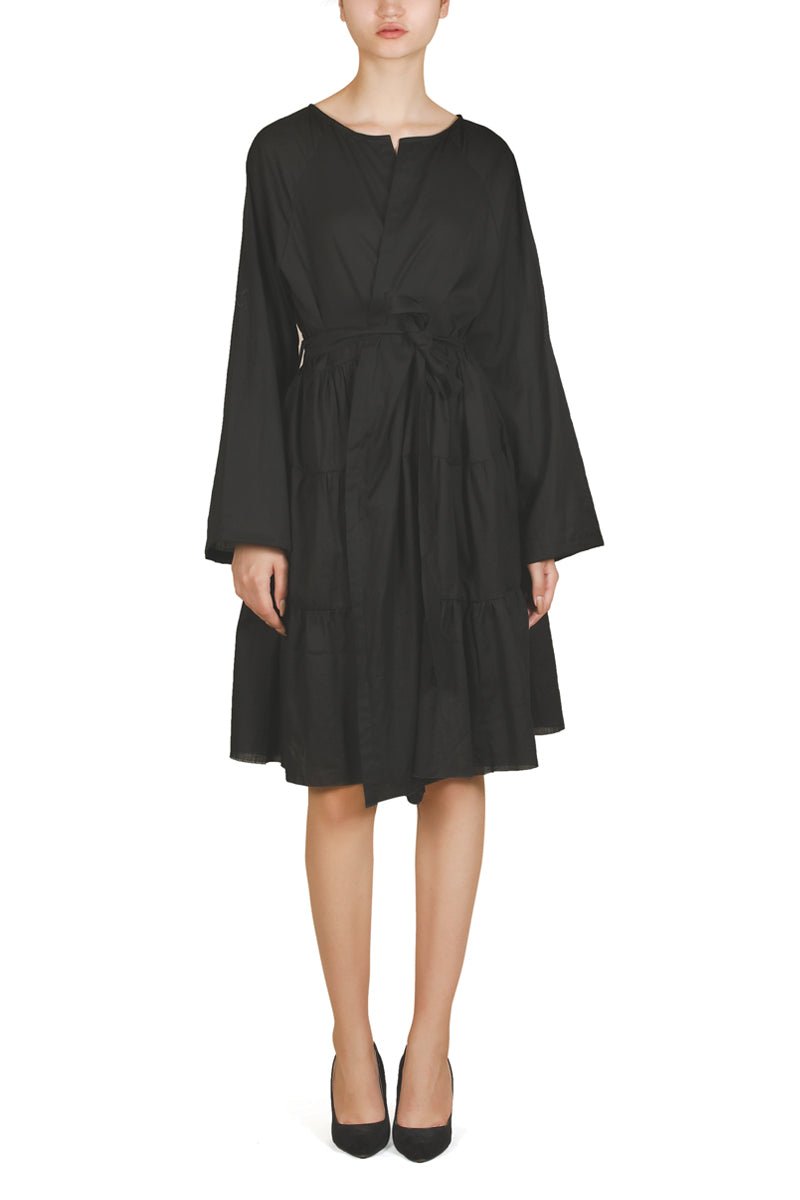 Tiered Overlap Dress - samantchauhan