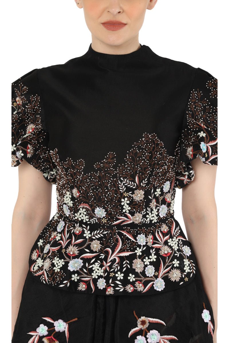 Top with asymmetrical skirt - samantchauhan