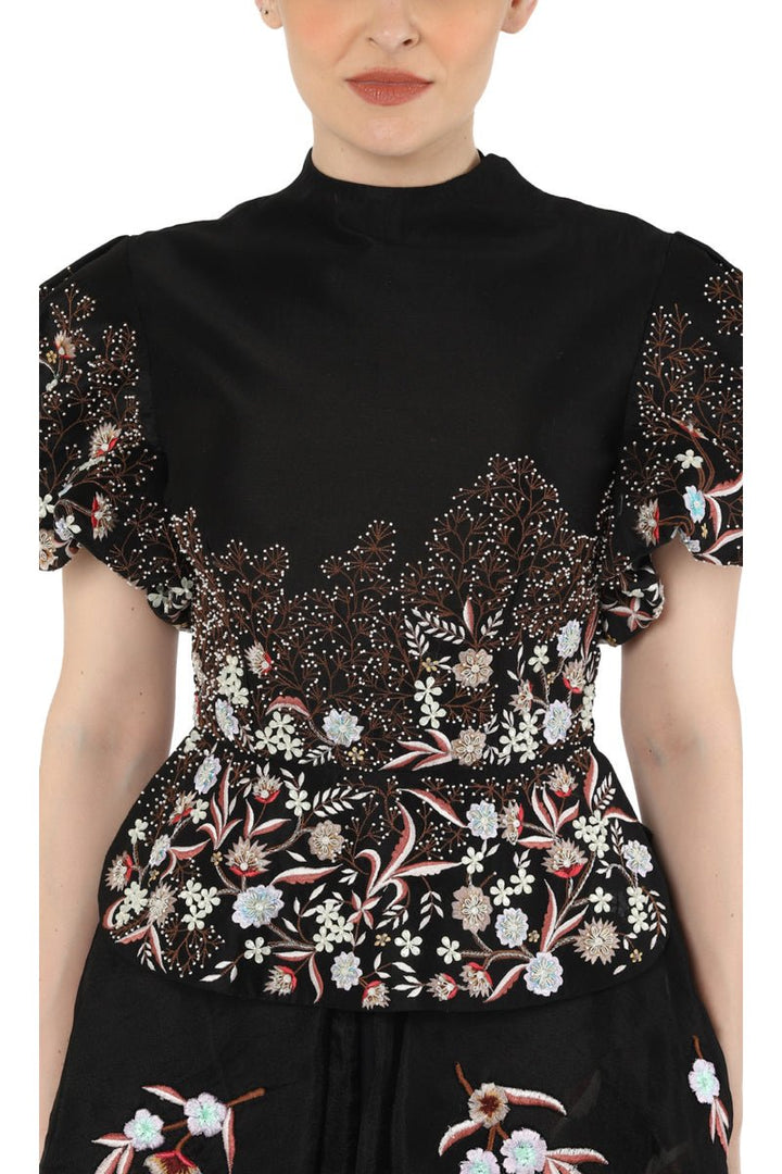 Top with asymmetrical skirt - samantchauhan