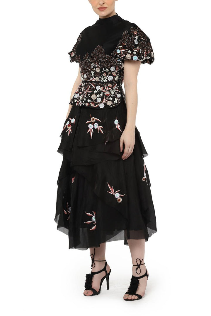 Top with asymmetrical skirt - samantchauhan
