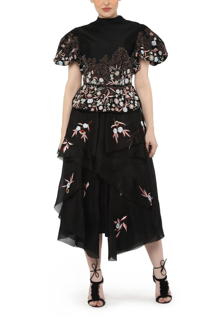 Top with asymmetrical skirt - samantchauhan