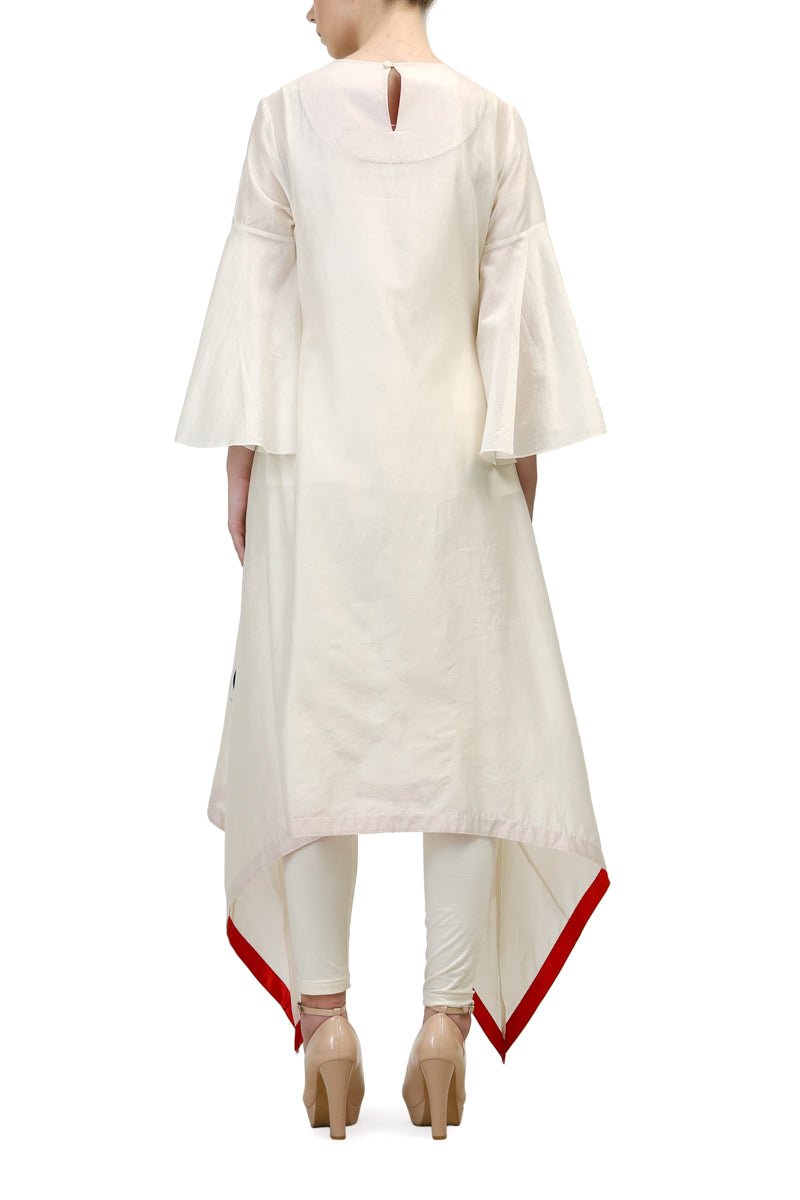 Trumpet Sleeves Kurta - samantchauhan