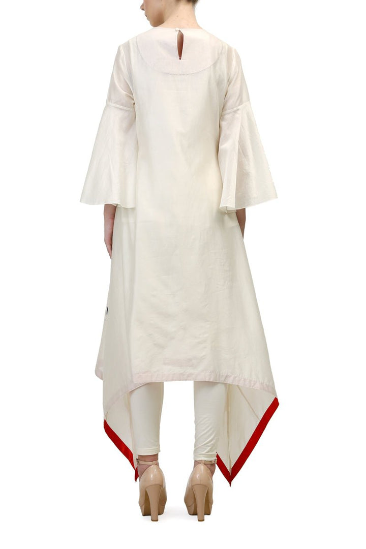 Trumpet Sleeves Kurta - samantchauhan