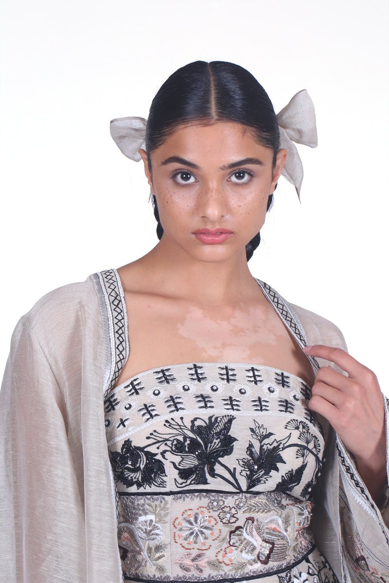 Tube Dress with Cape - samantchauhan