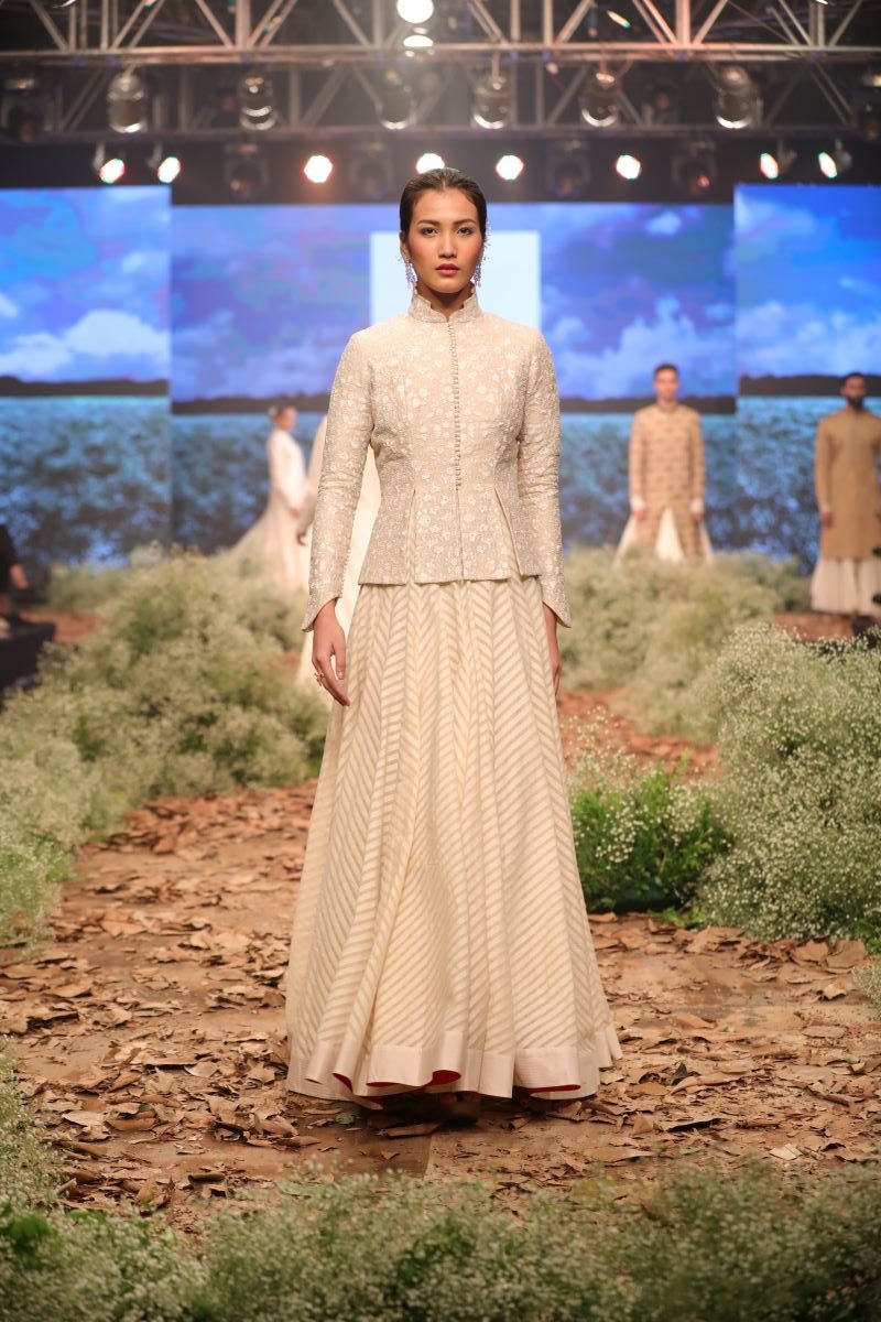 Waist jacket over a floor length dress - samantchauhan Apparel & Accessories