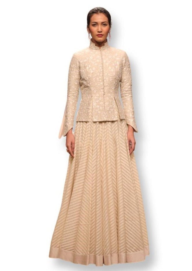 Waist jacket over a floor length dress - samantchauhan Apparel & Accessories