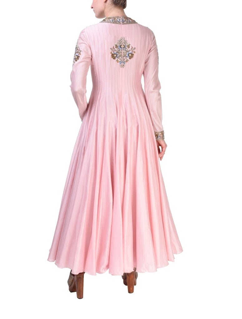 Yoke Detail anarkali kurta & Dupatta - samantchauhan